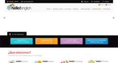 Desktop Screenshot of helloenglishmadrid.com